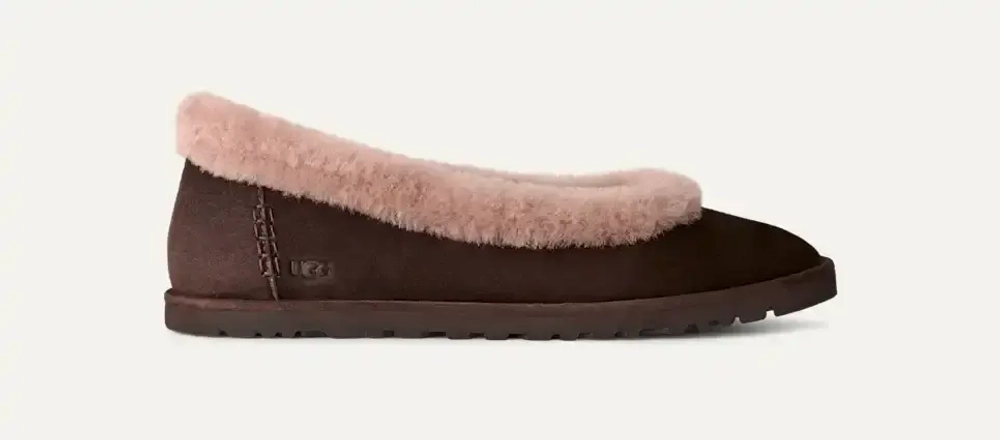 UGG Балетки Zora Bailarinas, шоколадный