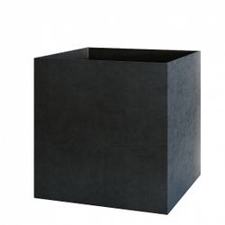 Кашпо CUBE CHARCOAL 100x100x100