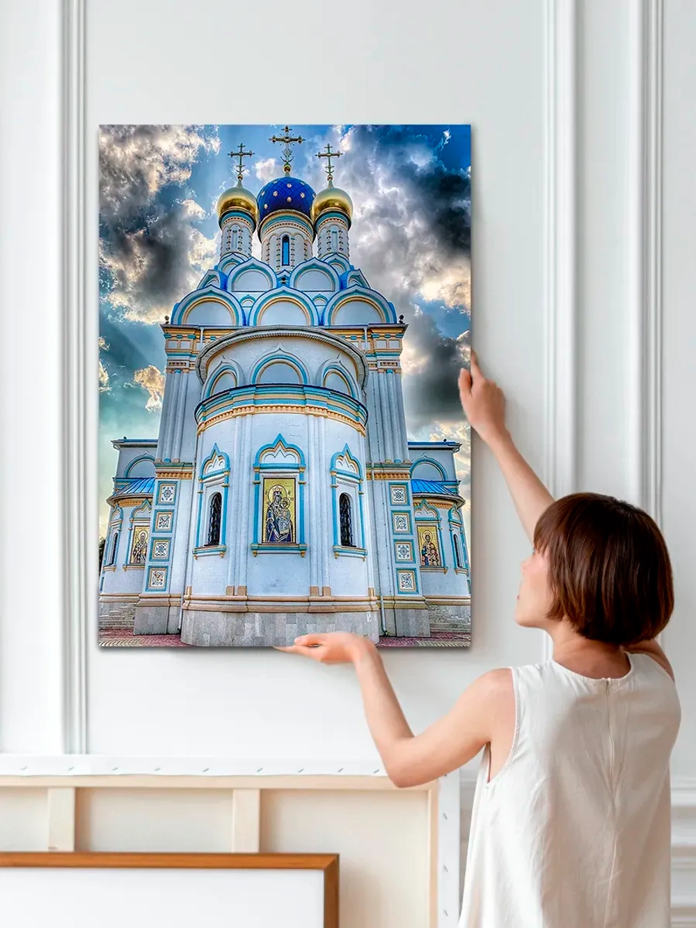 Картина "Храм" для интерьера 30х40см 1шт