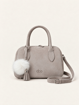 Замшевая сумка Polly DBR 31348 каменный