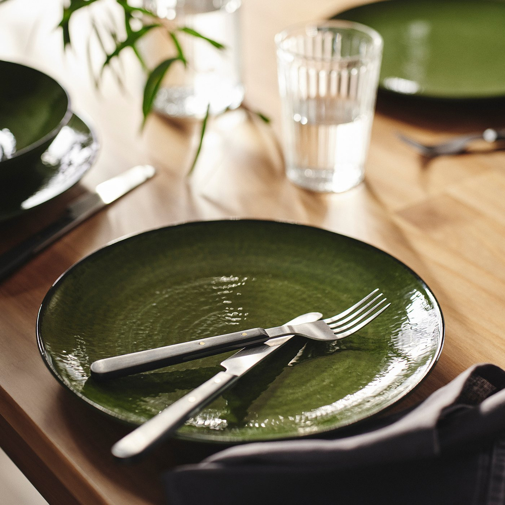 IKEA PELARKAKTUS  (ИКЕА ПЕЛАРКАКТУС)  -  Тарелка - зелёный 26 см