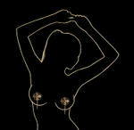 UPKO Пэстисы Luxury Baroque Leather Pasties