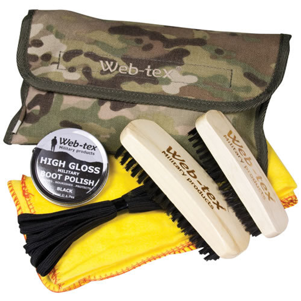 Набор для чистки обуви Web-tex Cleaning the shoes WEB-TEX ® Bag MULTICAM
