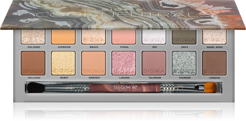 Sigma Beauty Cool Neutrals - Палетка теней для век: палетка теней для век, 1 szt.