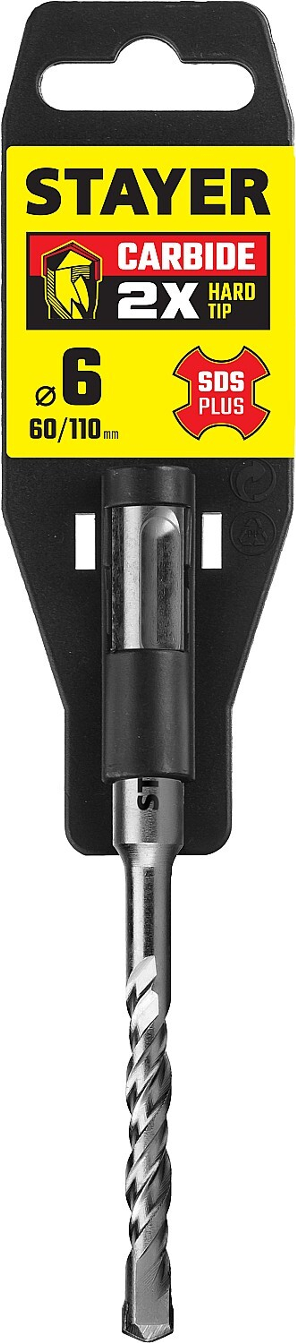 STAYER 6 x 110 мм, SDS-plus бур, Professional (2930-110-06)
