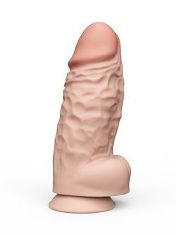LoveToy - Реалистичный фаллоимитатор с вибрацией L 33.5 см, ⌀ 9.6-10.7 см