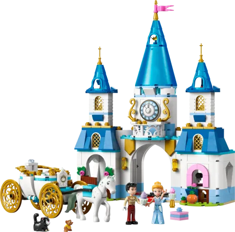 Конструктор LEGO Disney 43275 Замок Золушки и конная карета