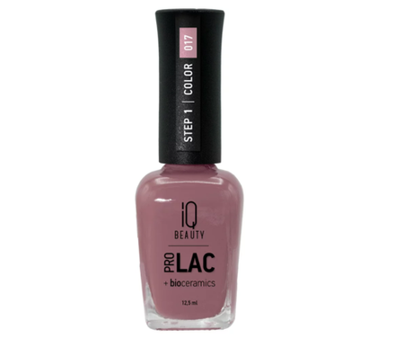 IQ Beauty - Лак для ногтей с биокерамикой 017, 12.5мл