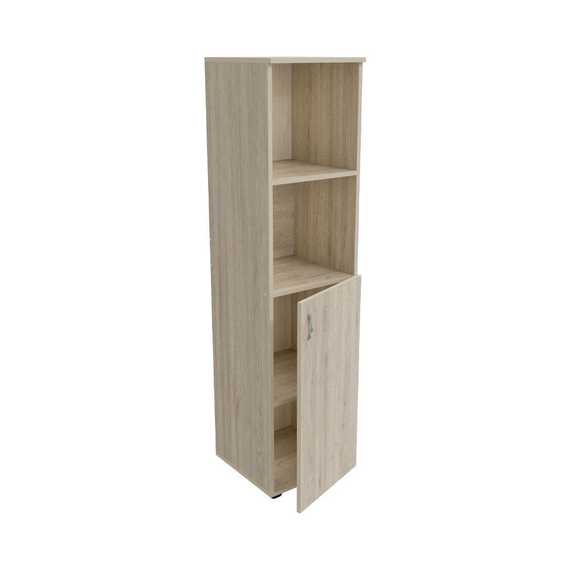 Шкаф узкий низкий ЛФ230 400х406х1610, Дуб Кронберг