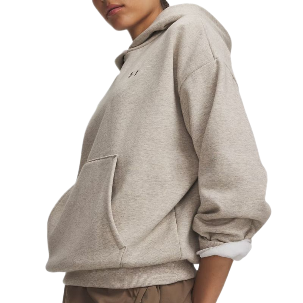 Женская теннисная куртка Under Armour Icon Fleece - timberwolf taupe/light heather