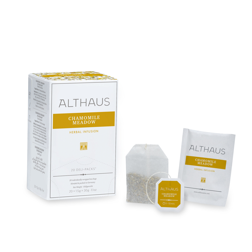 Althaus Camomile Meadow, Ромашковый Луг чай травяной в пакетиках, 20 шт