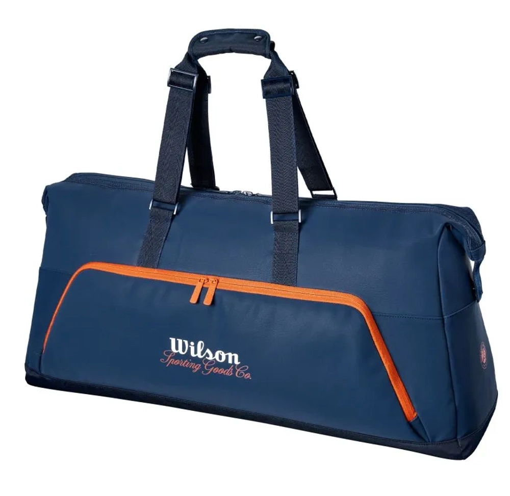 Сумка теннисная Wilson Roland Garros Session De Soiree Large Duffel 2026 - navy/clay