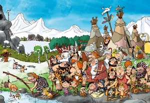 Неандертальский мальчик в школе и дома. Книга 1