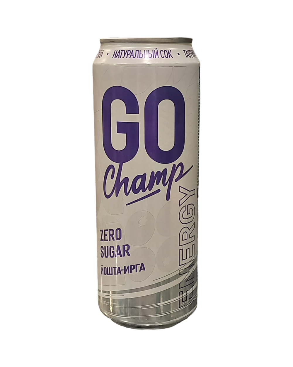 Напиток энерг GO Champ 450мл ZERO Йошта-Ирга (12) 0286