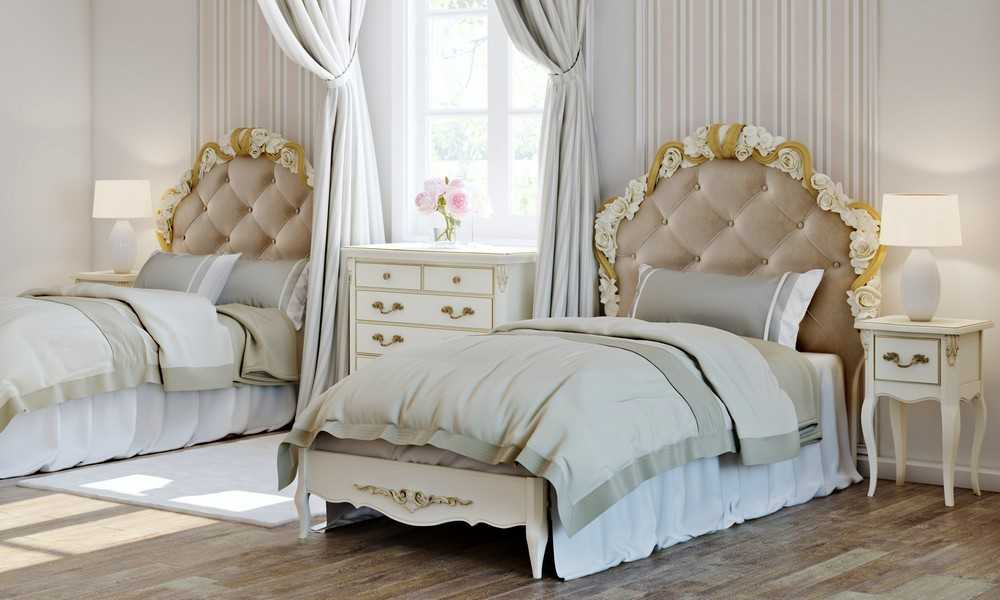 Кровать с мягким изголовьем 90*190 R409