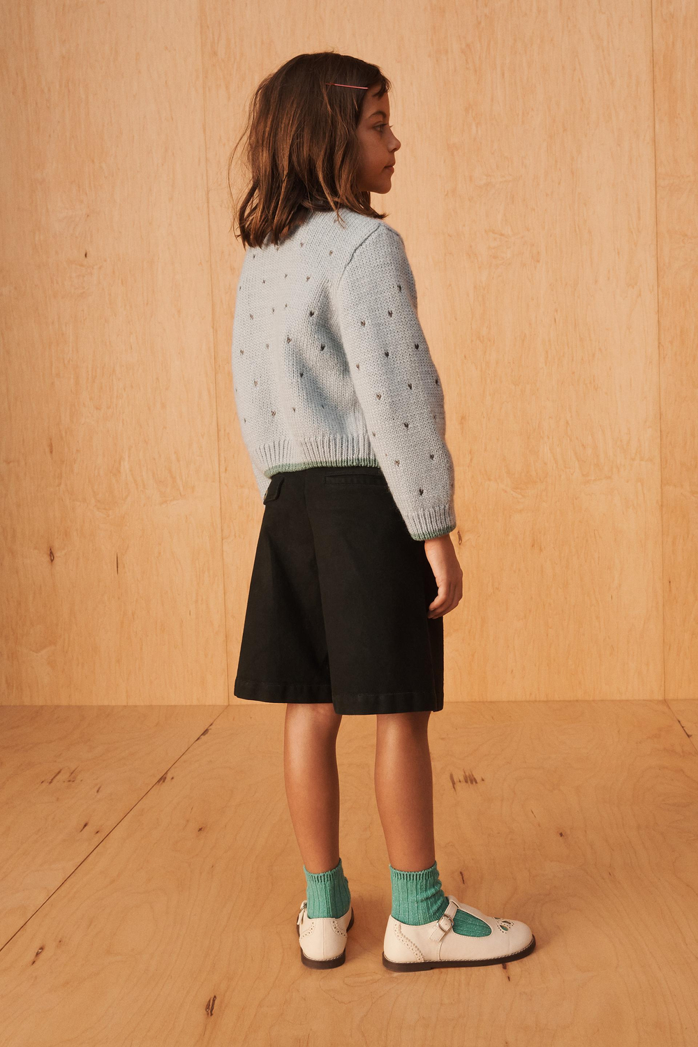 ZARA КАРДИГАН С КРУЖЕВОМ - LIMITED EDITION, ПАСТЕЛЬНО -СИНИЙ