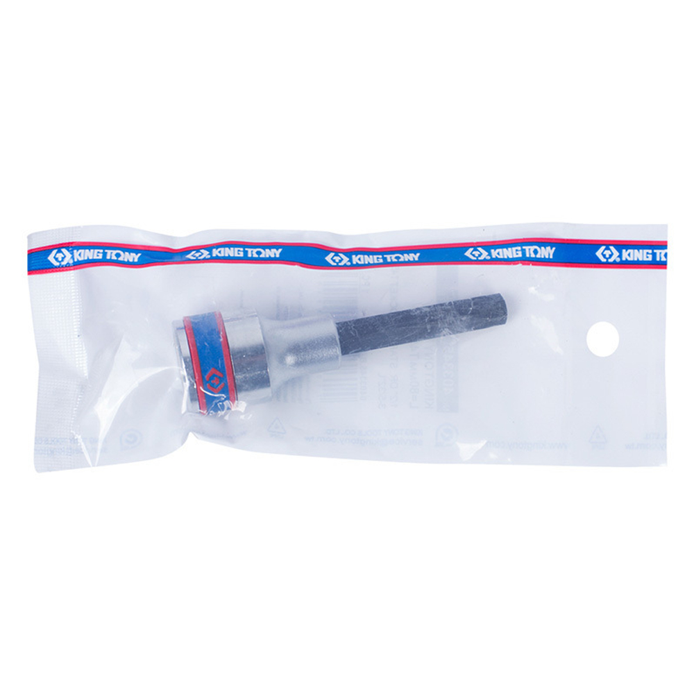 KING TONY (403345) Насадка (бита) торцевая 1/2", L = 80 мм, TORX, T45