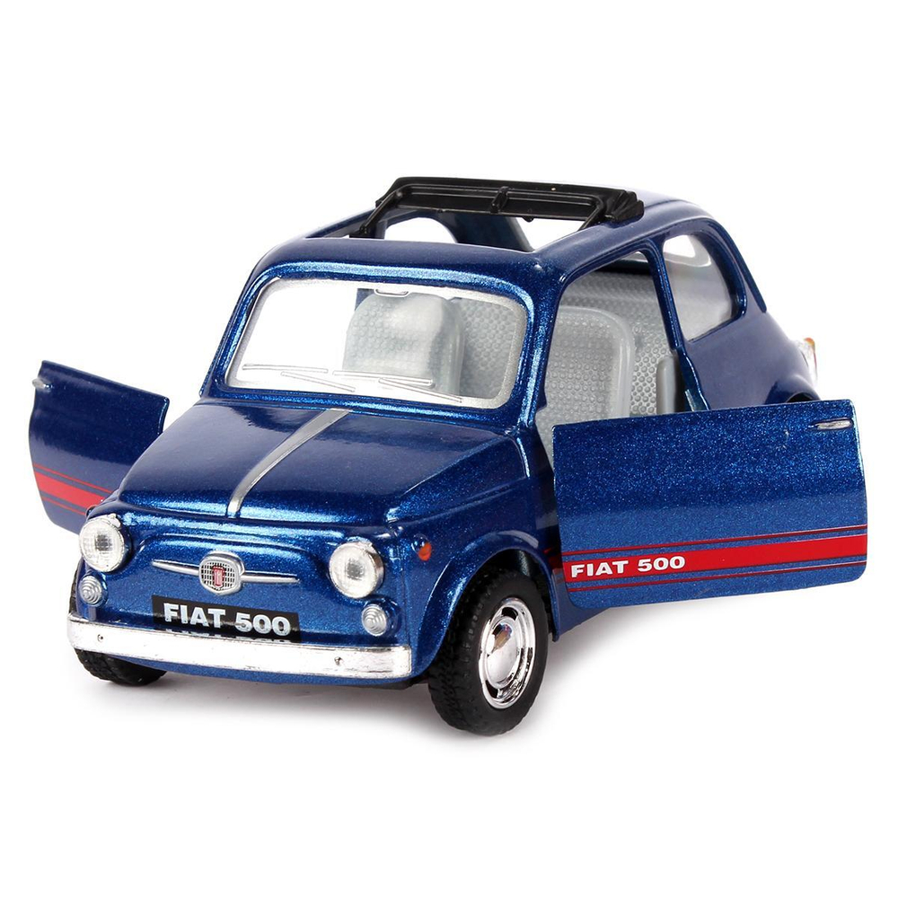 Модель ин. мет. "Fiat 500" открыв. двери, в ассорт. KT5004D (Kinsmart)