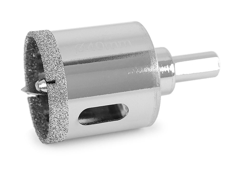 Алмазная коронка MESSER-DIY по стеклу, керамической плитке, керамограниту и мрамору 30мм Алмазная коронка MESSER-DIY по стеклу, керамической плитке, керамограниту и мрамору 30мм