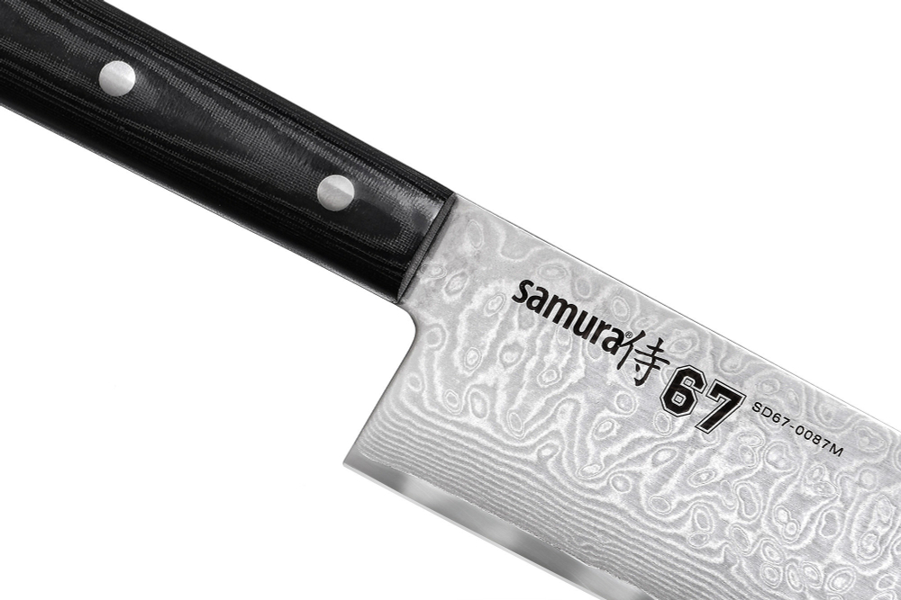 Нож кухонный Гранд Шеф 24см Samura 67 Damascus