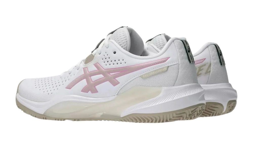 Женские кроссовки для padel Asics Gel-Challenger 15 Padel - white/bubblegum