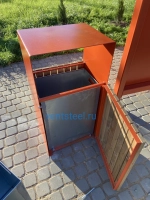 Вкладыш для урны прямой 325*240/325*240 L 575 мм оцинкованная сталь 0,5мм