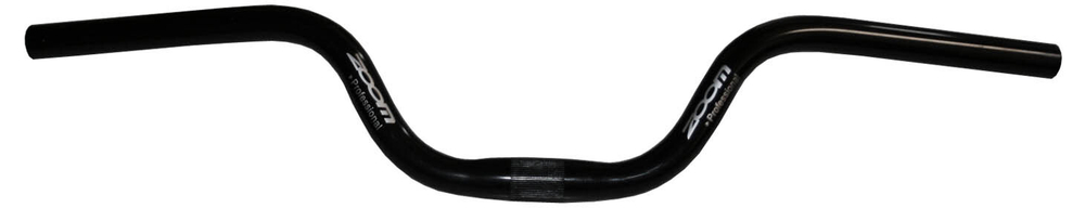 Руль ZOOMкривой алюминиевый, L-640mm, чёрный. MTB-AL-158TP