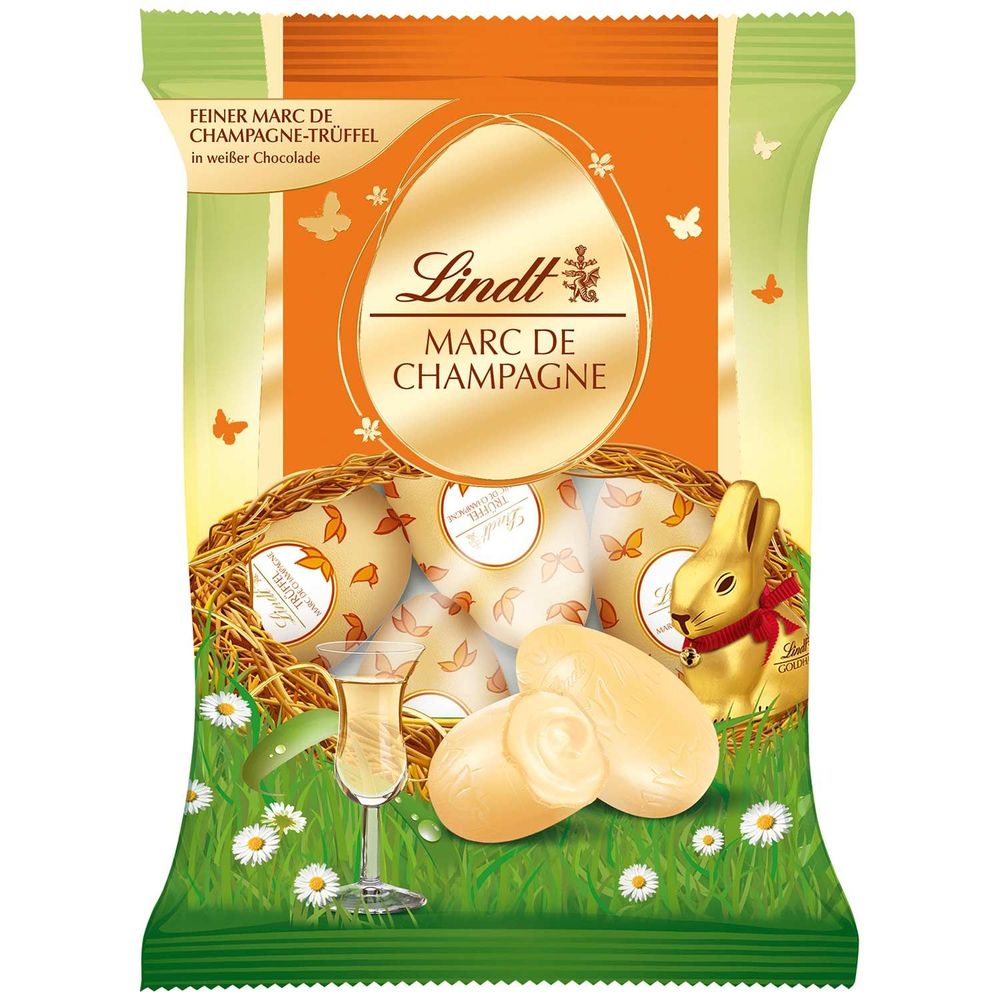 Lindt яйца из белого шоколада с трюфельной начинкой Маrс dе Сhаmраgnе, 90 г