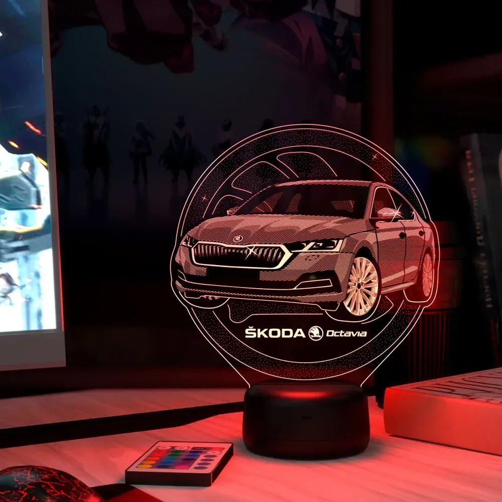 Ночник "Автомобиль - Skoda Octavia"