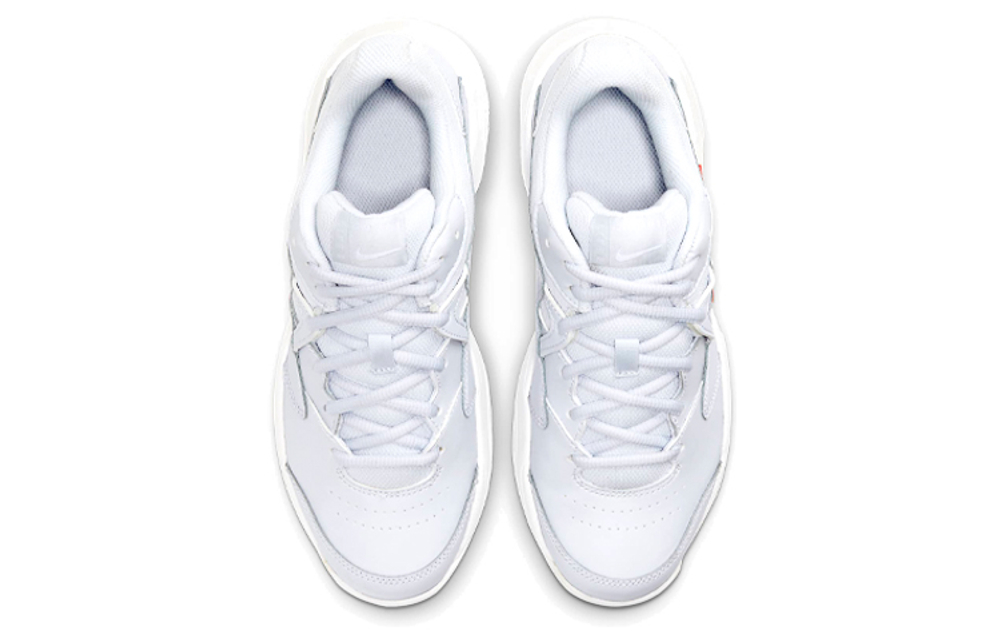 Nike Court Lite 2 Football Grey Bright Crimson Women"s