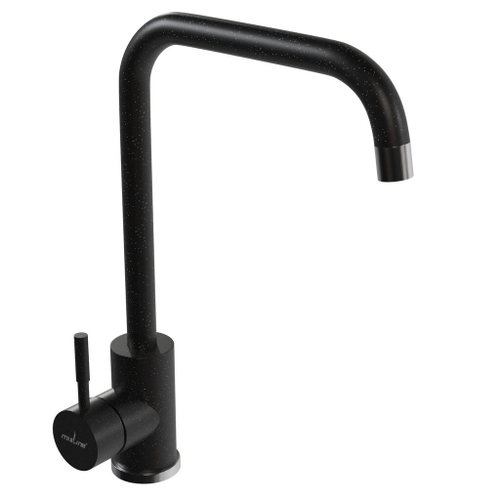 Смеситель для кухни 35к MIXLINE МЛ-ГС12 (ML-GS12) (308) черный высок. излив