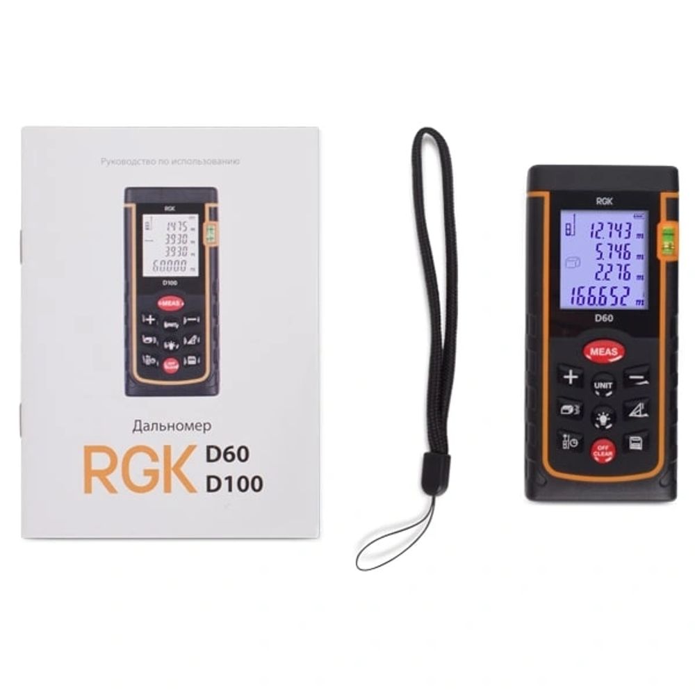Лазерный дальномер RGK D60, RGK