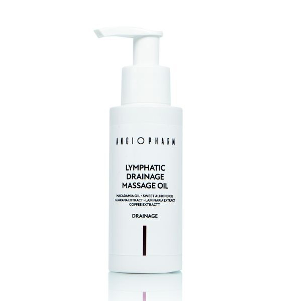 ANGIOPHARM ЛИМФОДРЕНАЖНОЕ МАССАЖНОЕ МАСЛО ДЛЯ ЛИЦА, 100 мл | LYMPHATIC DRAINAGE MASSAGE OIL