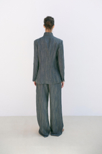 БЛЕЙЗЕР ИЗ ЛЬНА В ПОЛОСКУ — ZW COLLECTION — ZARA