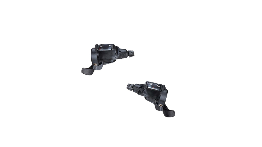Шифтер MicroShift , TS38, правый, 6 скоростей, индикатор, трос 2050мм, черный