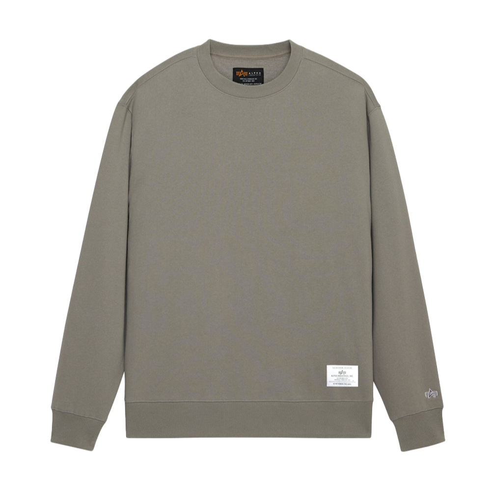 Свитшот Alpha Industries Essential Crewneck Mid Grey (Серый)