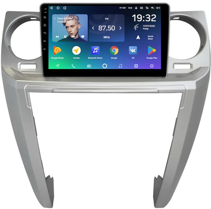 Магнитола для Land Rover Discovery 3 2005-2009 (прямые углы) - Teyes CC2 PLUS монитор 9" QLED, Android 10, Быстрая, SIM-слот