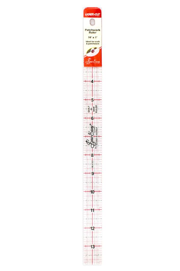 Линейка для пэчворка с градацией в дюймах 14x1'', Hemline