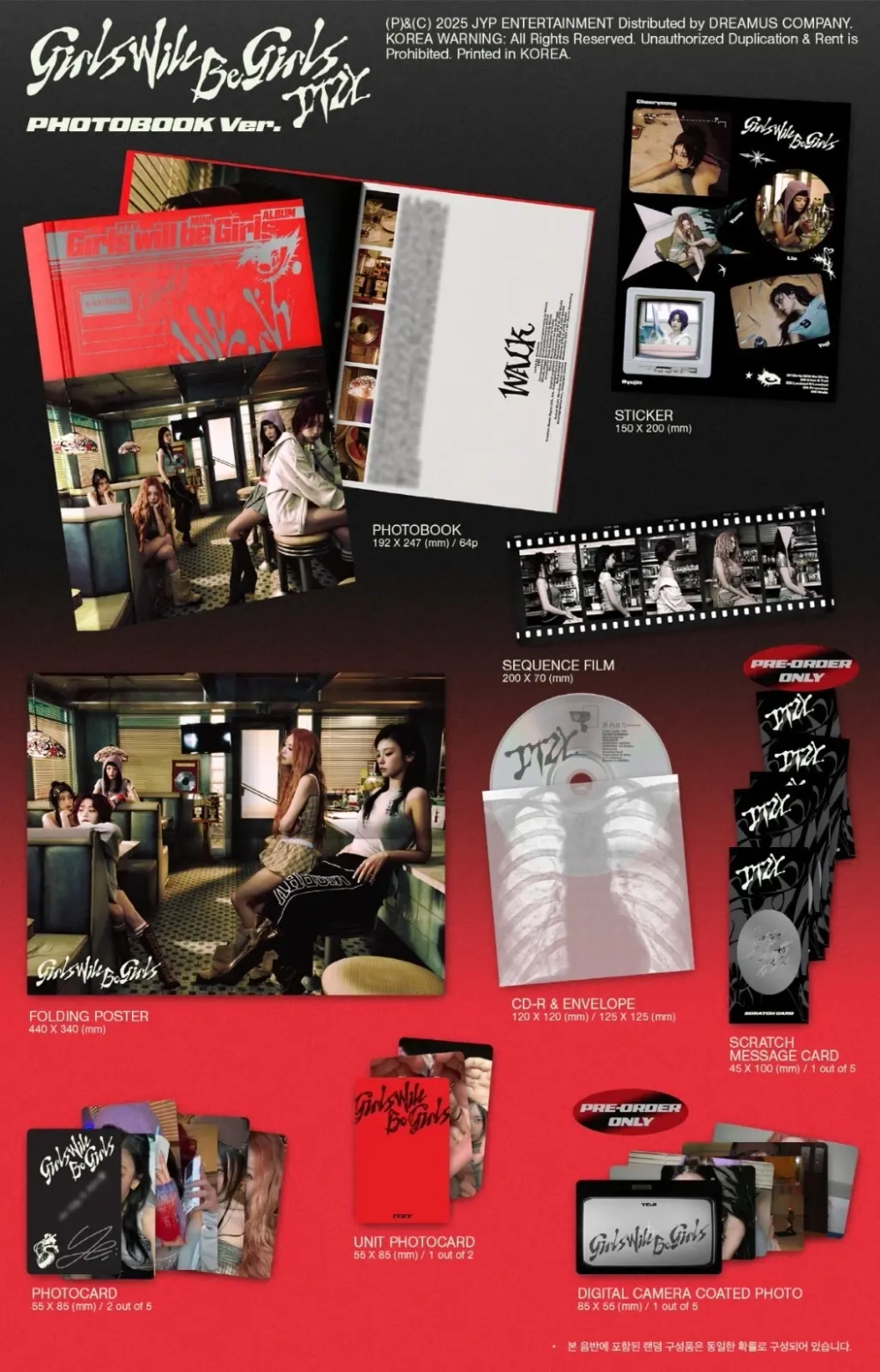 Альбом ITZY - Girls Will Be Girls [Photobook ver.]