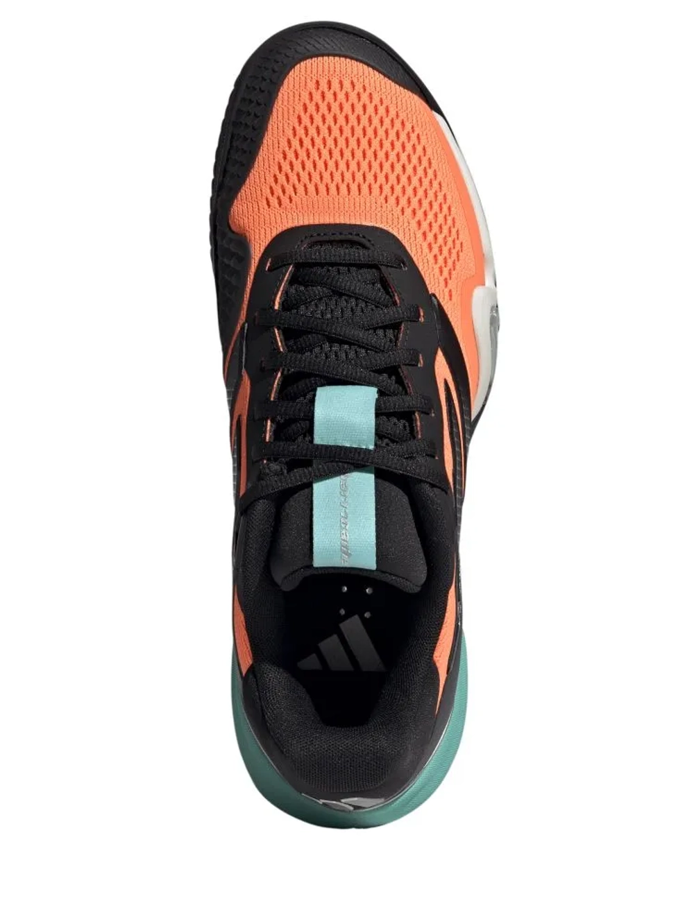 Теннисные кроссовки Adidas Barricade 14 M - flash aqua/core black/lucid orange
