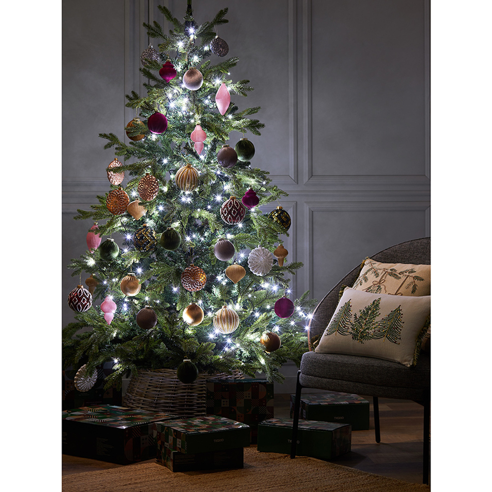 Набор ёлочных украшений velvet christmas из коллекции new year essential, 6 шт.