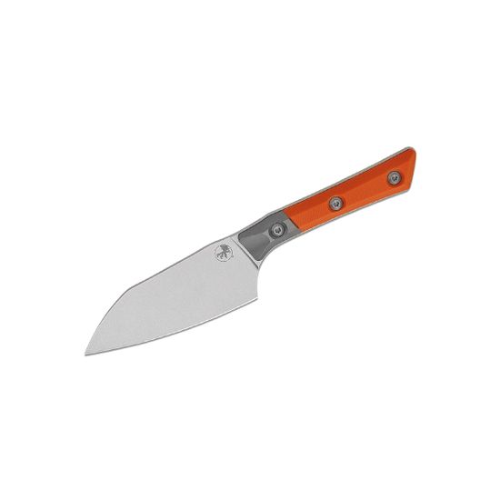 Нож кухонный Microtech Santoku 3300B-10EM с клинком из стали M390MK, рукоять G10
