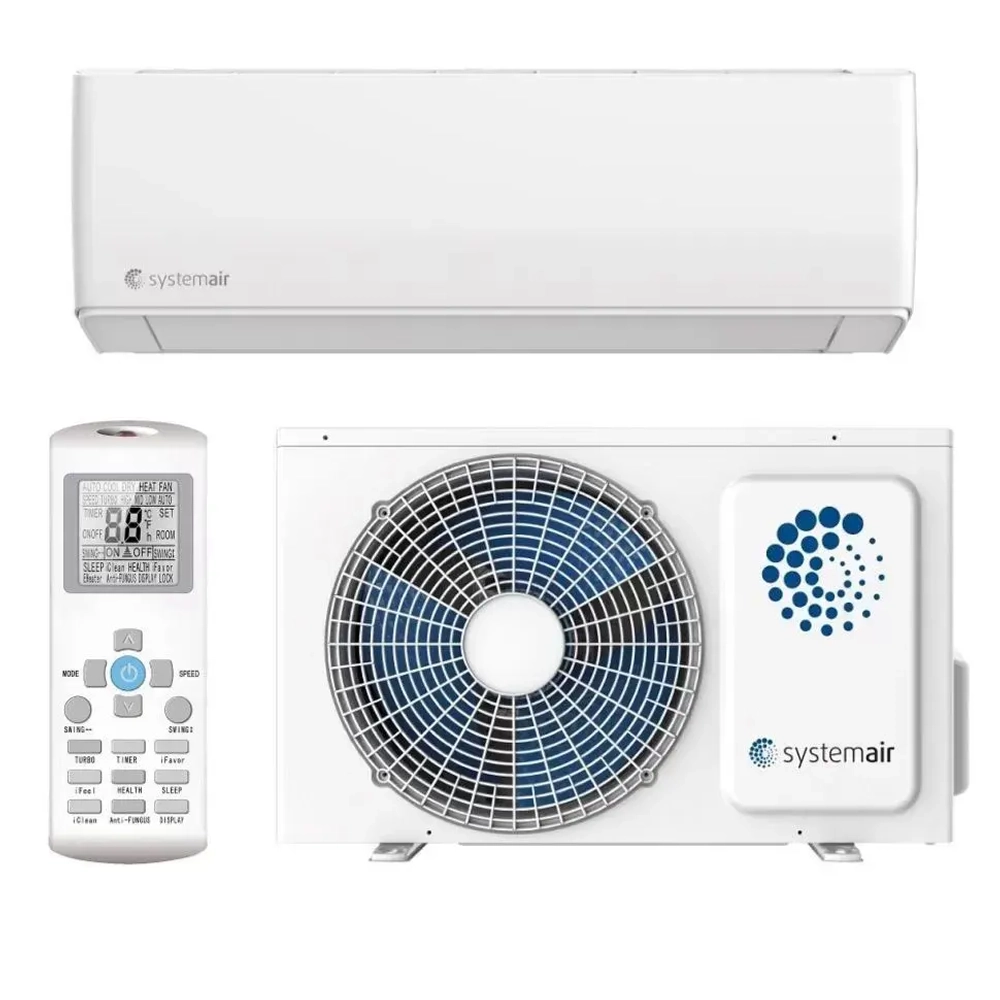 Сплит-система кондиционер настенный Systemair Sysplit Wall Simple 12 HP Q на 35 м²