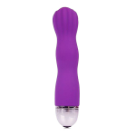 Фантазийный фиолетовый силиконовый вибратор 13,7см Bior Toys Cosmo CSM-23097