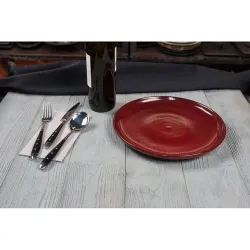 Тарелка d 26,5 см h2,5 см Evolution Dark Red P.L. Proff Cuisine [1]