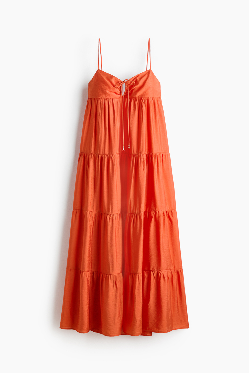 Ярусное платье на бретелях — квадратный вырез - H&M