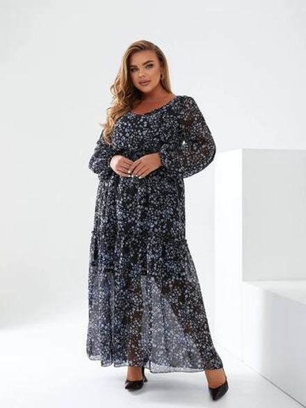 Платье шифон УК-8527 Фото 1