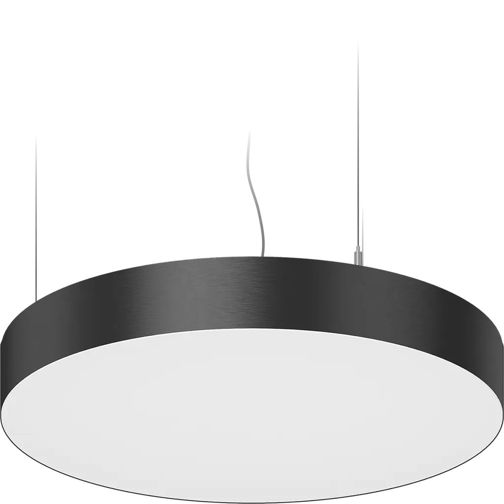 Светильник Round 30W D450мм 3000К черный подвесной IP40