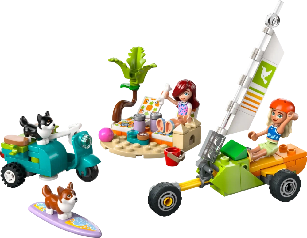 Конструктор LEGO Friends 42641 Собаки-сёрфингисты и приключения на скутере