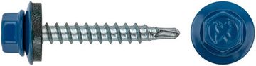 Шурупы кровельные со сверлом 4.8 х 32 RAL 5005 синий 100 шт. Фасовка